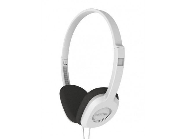 KOSS 195687 KPH8w Headphones On-Ear  Wired White