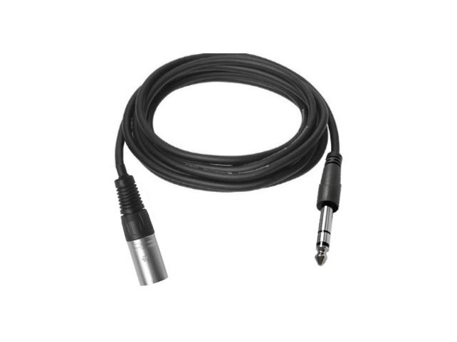 Vivolink PROAUDXLRJACKS1 XLR M - Stereo Jack 6.35mm 1  meter .