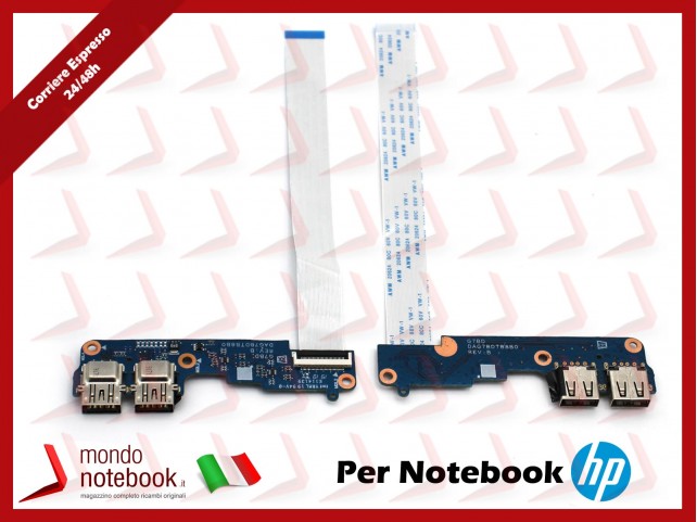Board USB Power HP 15-CS Series DA0G7BTB6D0