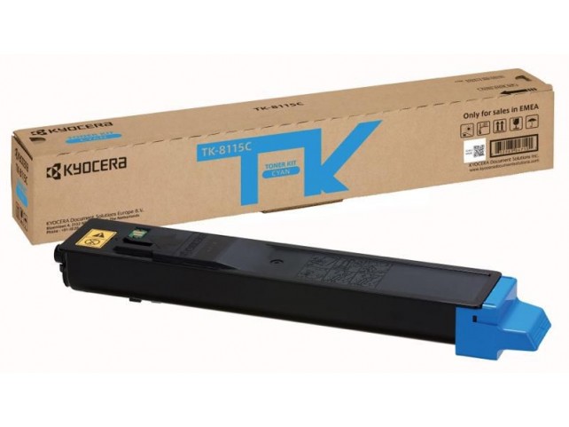 Kyocera TK-8115C Toner Cyan  Pages 6.000