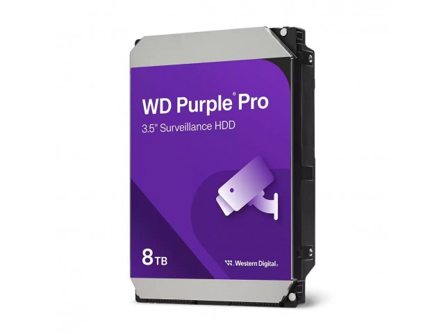Western Digital WD8002PURP Purple Pro Smart Video Hdd  8Tb Internal Hard Drive 7200