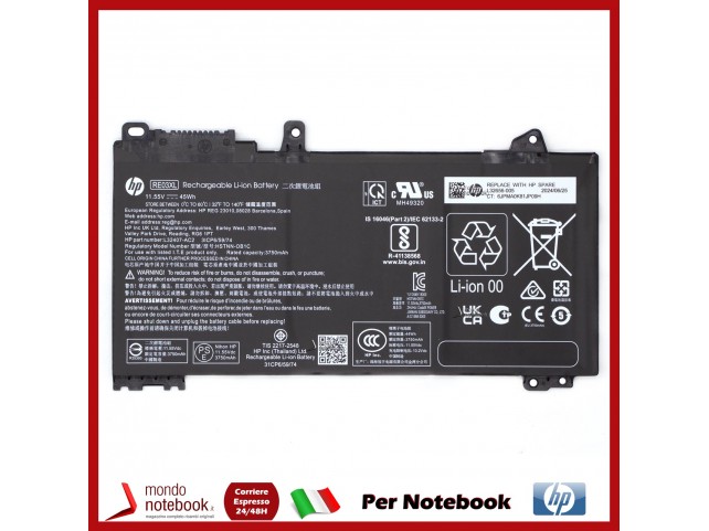 Batteria Originale HP ProBook 450 G7 430 G6 430 G7 - 11,5V 3900mAh