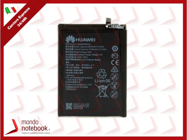 BATTERIA HB386589ECW PER HUAWEI MATE 20 LITE 3750 mAh 3.82V ALTA QUALITÀ