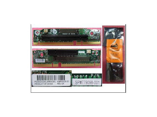 Hewlett Packard Enterprise 779098-001-RFB PCIe 3.0 CPU1 Riser Card 16/x8  x x Refurbished x x