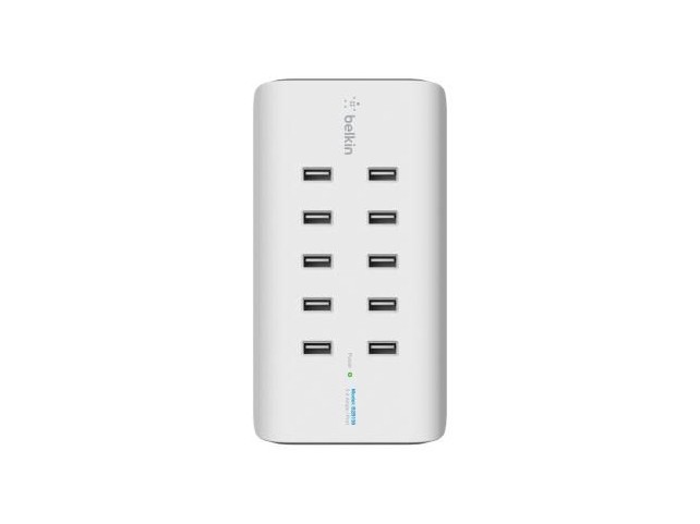 Belkin B2B139VF Rockstar 10-Port USB-Lad.  120W 2 4A je Port white