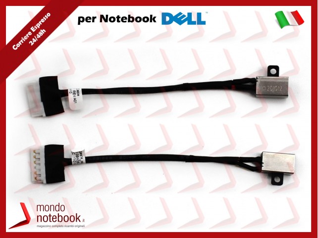 Connettore di Alimentazione DC Power Jack DELL Inspiron 3465 3467 (~9,5 Cm) FWGMM